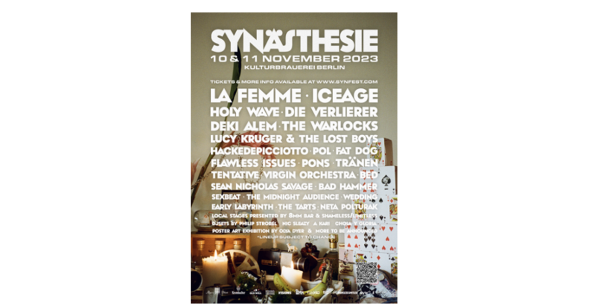 Tickets Synästhesie Festival 8, Close Friends - Dayticket in Berlin